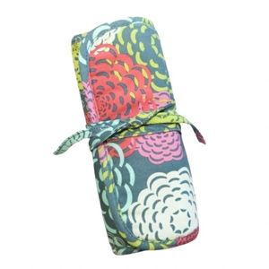 C.R. Gibson Iota Chic Floral Jewelry Roll, Travel Organizer